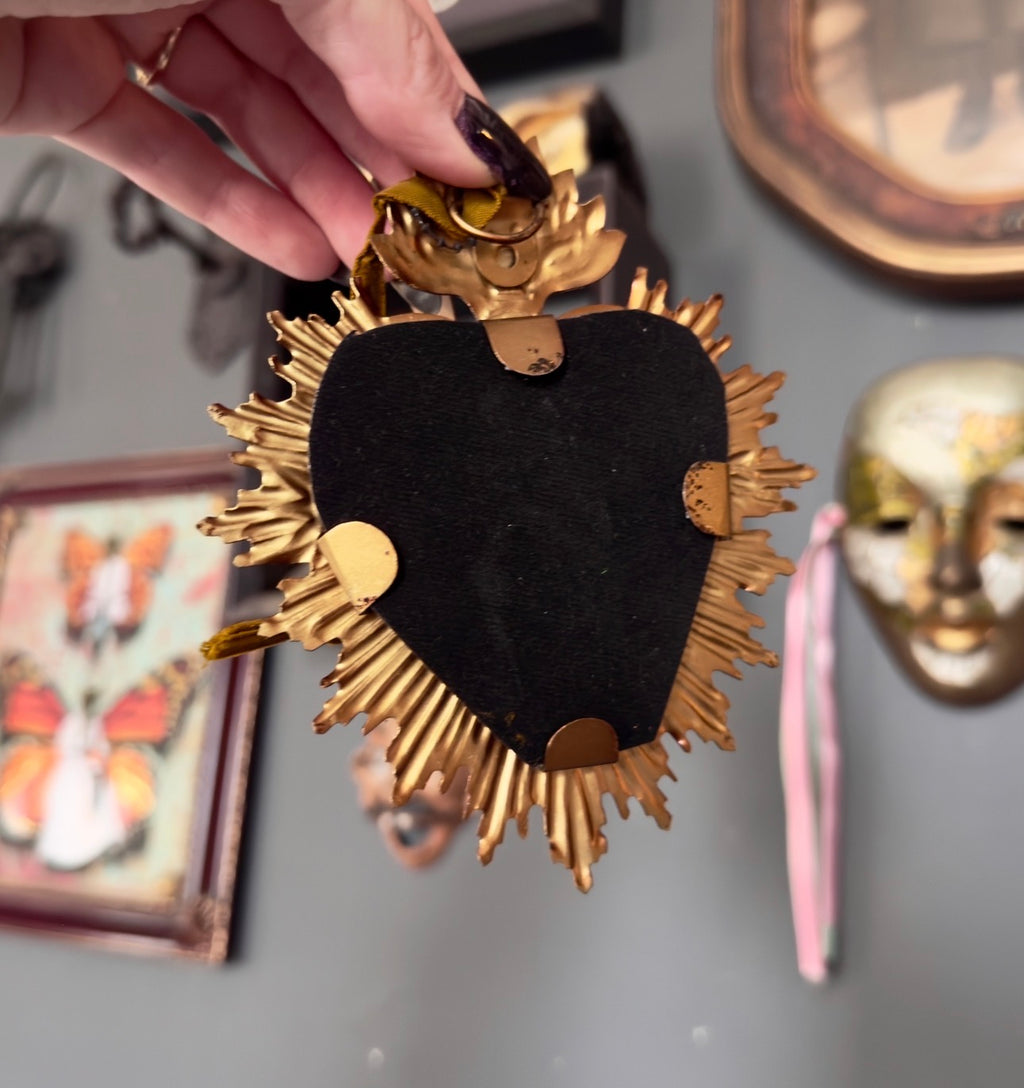 Sacred Heart Crown of Thorns Mirror Ornament
