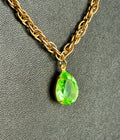 *URANIUM GLASS* pendant necklace