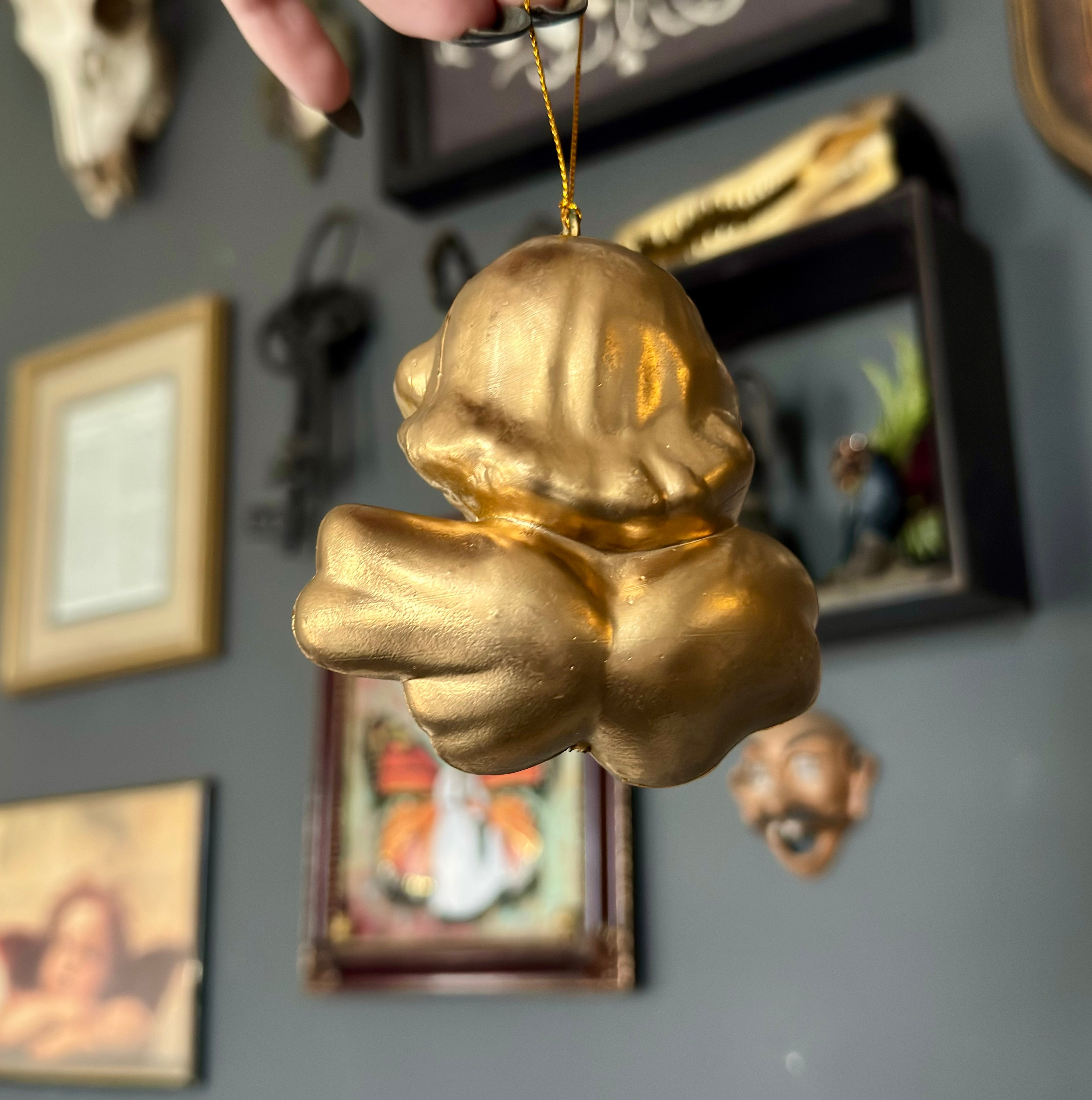 Vintage Style Cherub Ornament