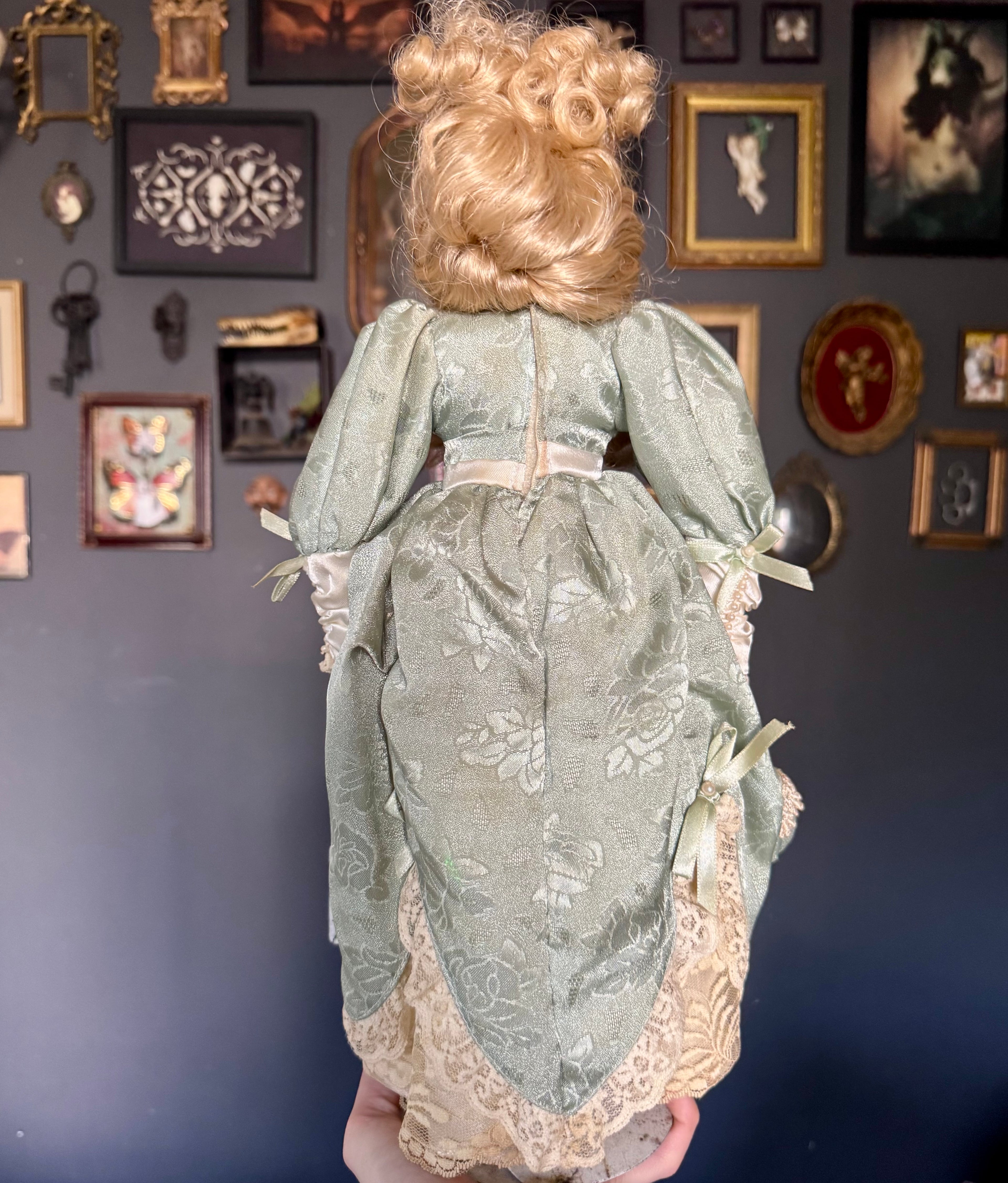Fox Skull Porcelain Doll