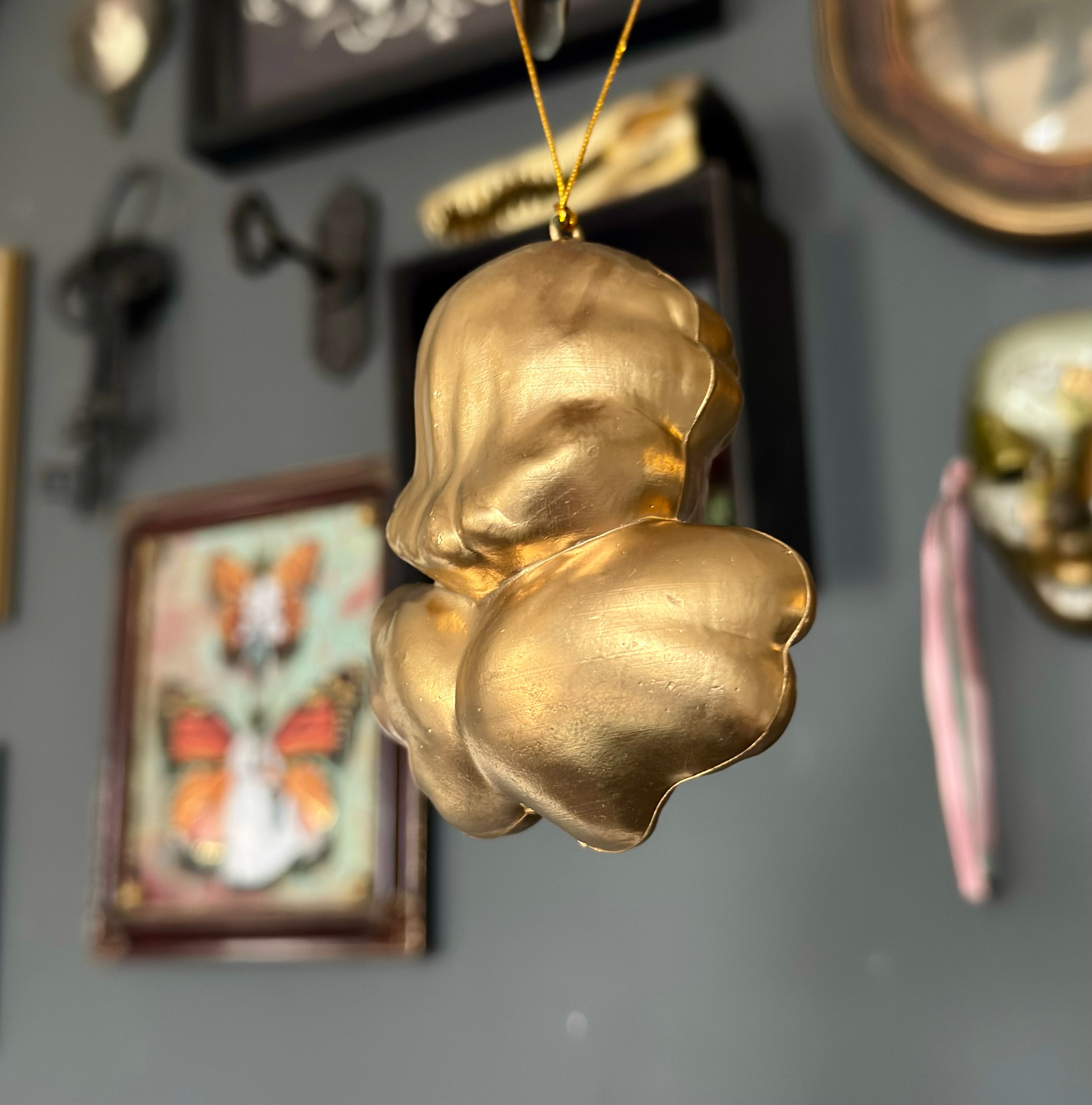 Vintage Style Cherub Ornament
