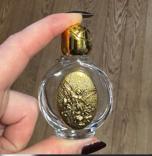 Glass St Michael Vial